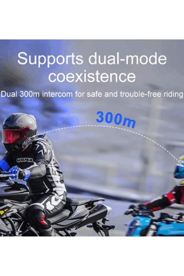 Y20 Max Motosiklet Bluetooth 5.3 Kask Intercom 2 Kişi 300 Metre Eşleşme Özellikli - Görsel 6