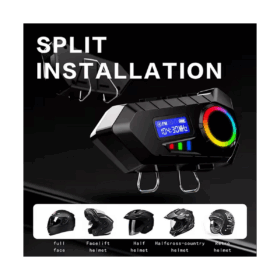 Y30 Kask Kulaklık Bluetooth Motosiklet Kulaklık Rgb Radyolu Intercom
