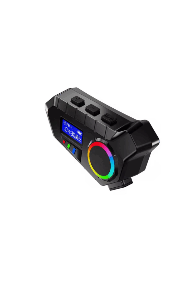 Y30 Kask Kulaklık Bluetooth Motosiklet Kulaklık Rgb Radyolu Intercom - Görsel 4