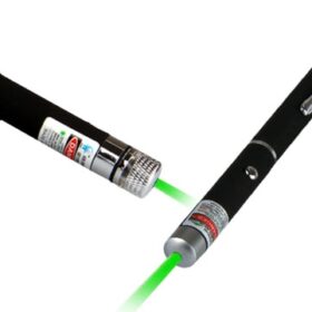 Yeşil Lazer Pointer 50 mW 15 Km Etkili (5 Başlıklı) (K0)