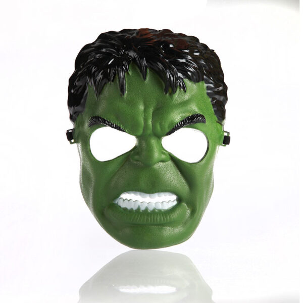 Yeşil Renk Süper Kahraman Dev Adam Hulk Maskesi (K0) - Görsel 2
