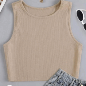 Crem Kalın Askılı Crop BN6572CR