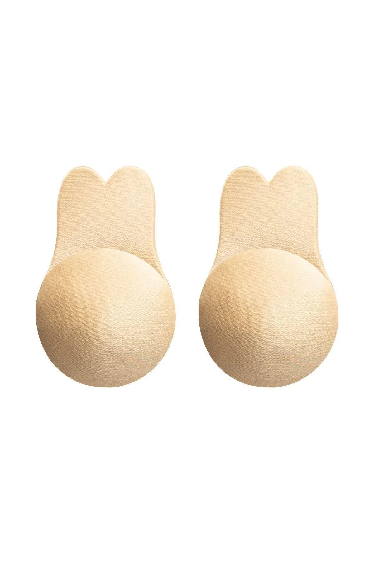 Ten Göğüs Ucu Kapatıcı ve Dikleştirici Silikon Tavşan Hayalet Sütyen 1029 - Görsel 2