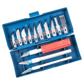 Zanaat 16 Parça Hobi Gravür Ahşap Heykel Çömlek Oyma Şekil Verme 13 Maket Bıçak Neşter Seti (K0)