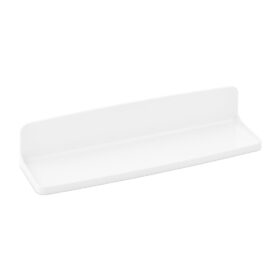 ZEN ETEJER BEYAZ SERT PLASTİK YAPIŞKANLI - DUVARA MONTE 8X29.5CM (K0)