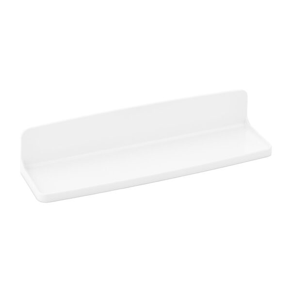 ZEN ETEJER BEYAZ SERT PLASTİK YAPIŞKANLI - DUVARA MONTE 8X29.5CM (K0)