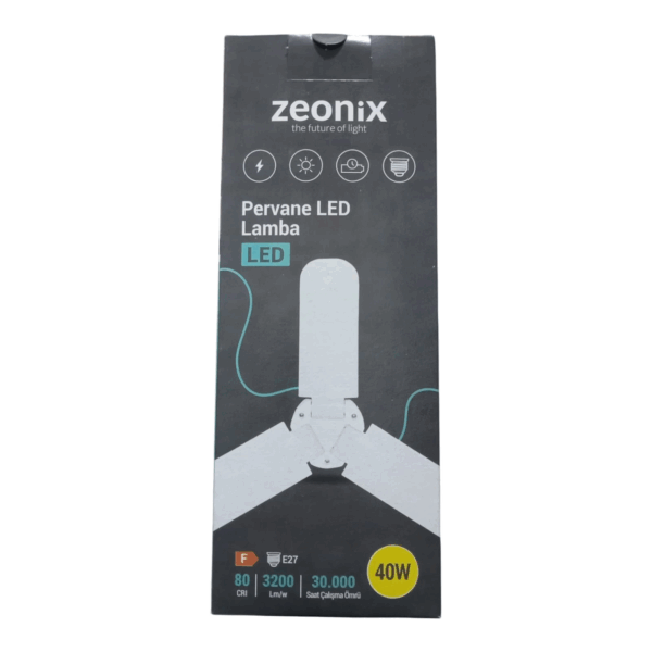 Zeonix 40w 3 Kanatlı Pervane Ampul - Görsel 2