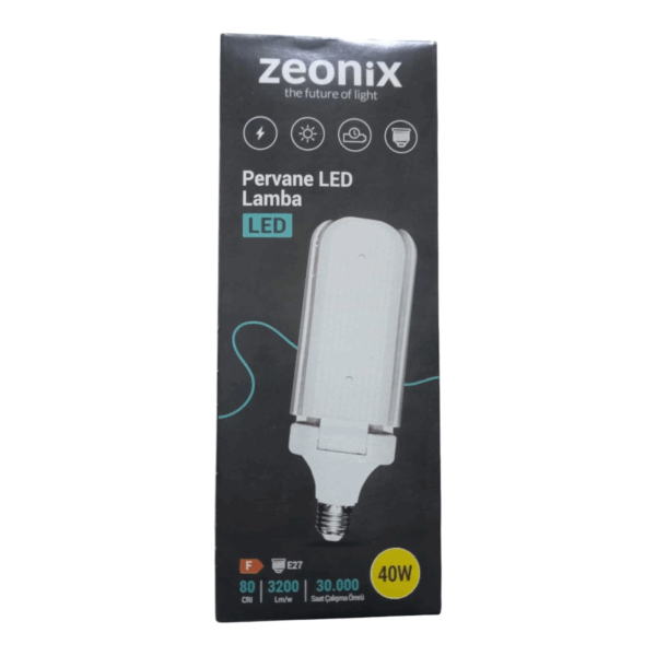 Zeonix 40w 3 Kanatlı Pervane Ampul - Görsel 3