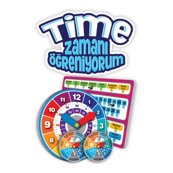ZO234 KS, Time - Zamanı Öğreniyorum / +3 yaş - Görsel 2